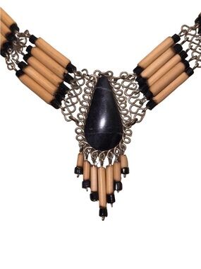 Peruvian Vintage Bamboo Necklace